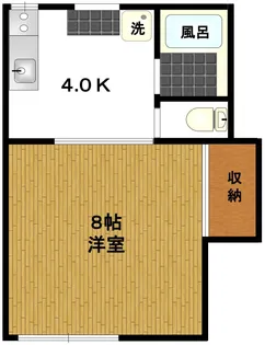 ハイツ高橋【1階】の間取り