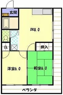 コーポルーシアール【3階】の間取り