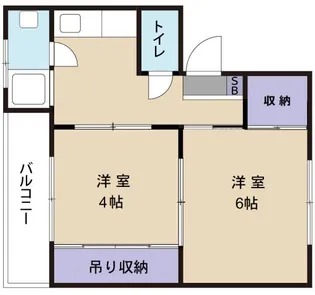 ハイツkiki【1階】の間取り