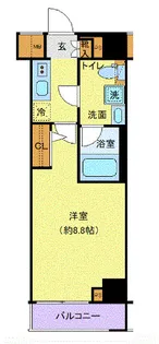 crostone川崎【3階】の間取り