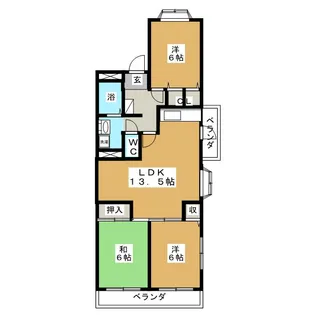 山辺第8マンション【3階】の間取り