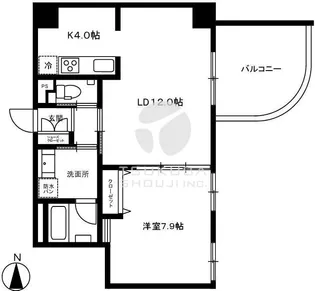 モンテヴェルデ神楽坂弐番館【4階】の間取り