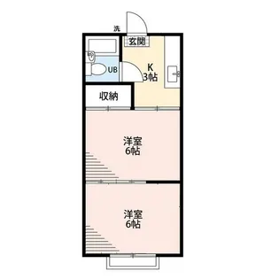 ハイム良A【2階】の間取り