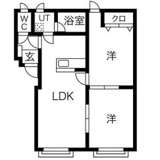 エクセレントハイム【2階】の間取り