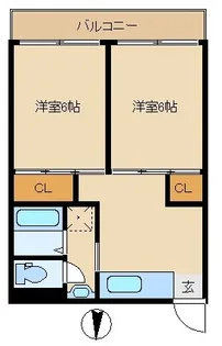 クリスタルハイム【3階】の間取り