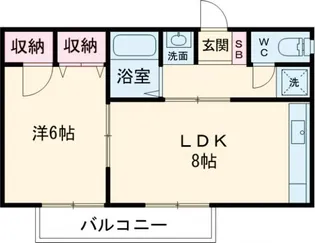 しゃらくホームズ【2階】の間取り
