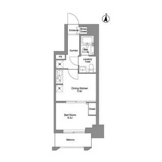 クラリティア綾瀬【3階】の間取り