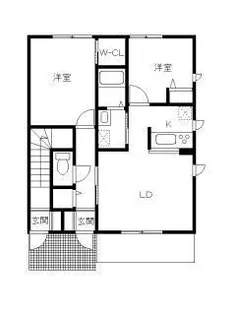 コートソフィア A棟【1階】の間取り