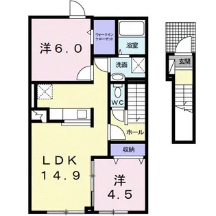 ブリアンアルモニー【2階】の間取り
