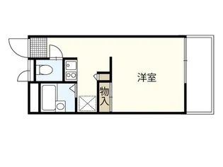 レオパレスエスポワール【1階】の間取り