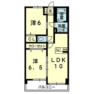 ダイナシティ光【2階】の間取り