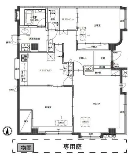 グレイスフル西麻布【1階】の間取り