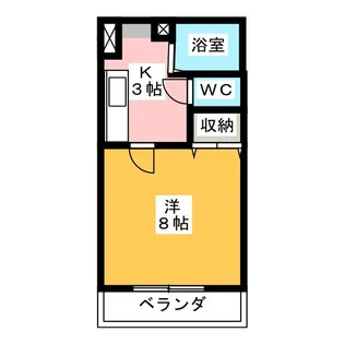 ロイヤルハイツ平【2階】の間取り