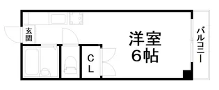 1Kの間取り画像