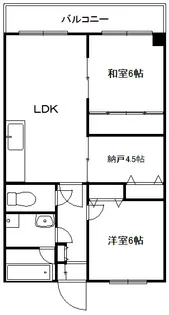 鷺沼トライアングルビル【2階】の間取り
