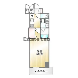 アルファレガロ神戸元町【4階】の間取り