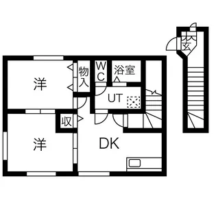 レ・ブレスト【2階】の間取り