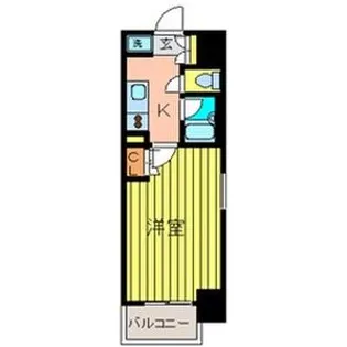 プラウドフラット五橋【2階】の間取り
