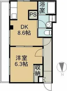 メディオJUN【1階】の間取り