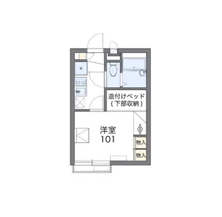 神奈川県川崎市多摩区枡形2【アパート】の間取り