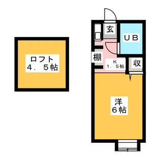 パロ桜台 B号棟【2階】の間取り