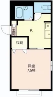 パルテノン亀戸【1階】の間取り