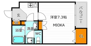 沢ノ町駅前88マンション【3階】の間取り