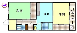 岡山県岡山市中区西川原【マンション】の間取り