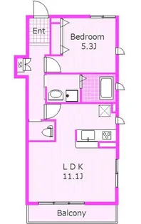 ヴェルドミール【3階】の間取り