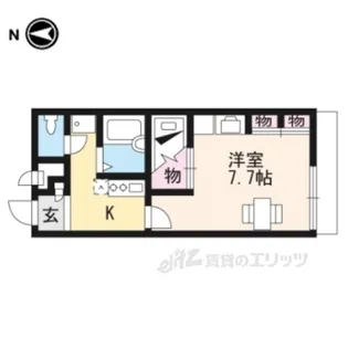 レオパレス鹿道【2階】の間取り