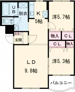 メゾンM【4階】の間取り