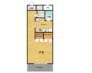 MANSION KR-II【4階】の間取り