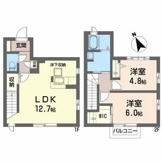 シャーメゾンTORUの間取り
