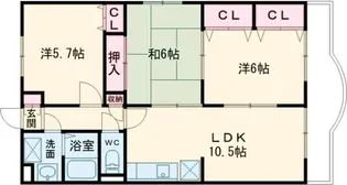 LIBERTE I【3階】の間取り