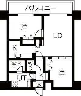 群馬県高崎市元紺屋町【マンション】の間取り