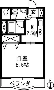 カーサ・スナガ【1階】の間取り
