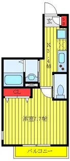 エスポワールII【2階】の間取り