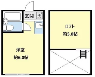 ステイトヴィラ藤が丘【1階】の間取り