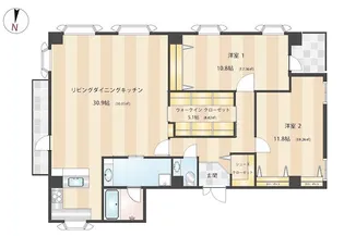 オフィスニューガイア浜松町No.17【11階】の間取り