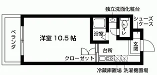 京都府京都市北区紫野西野町【マンション】の間取り