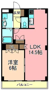 東京都足立区一ツ家3【マンション】の間取り