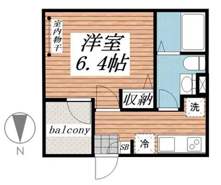 ラフレーズゆりの木【1階】の間取り
