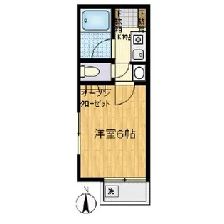 カーサ川中島【1階】の間取り