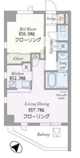 Saint-Clair Kawasaki【5階】の間取り