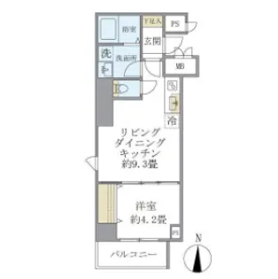 東京都江東区森下3【マンション】の間取り