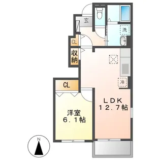 アルモニー【1階】の間取り