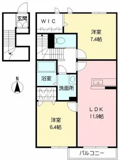 鹿児島県指宿市湊4【マンション】の間取り
