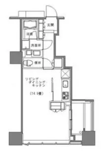 シティタワー池袋ウエストゲート【3階】の間取り