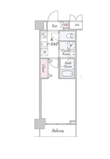東京都文京区関口3【マンション】の間取り
