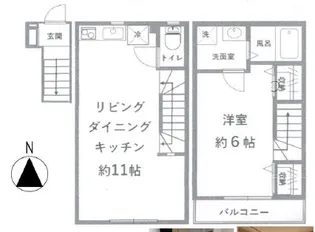 サザンクロス板橋の間取り